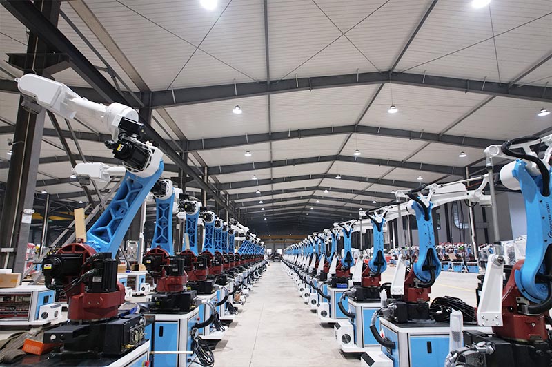 沖壓機(jī)器人總裝車間